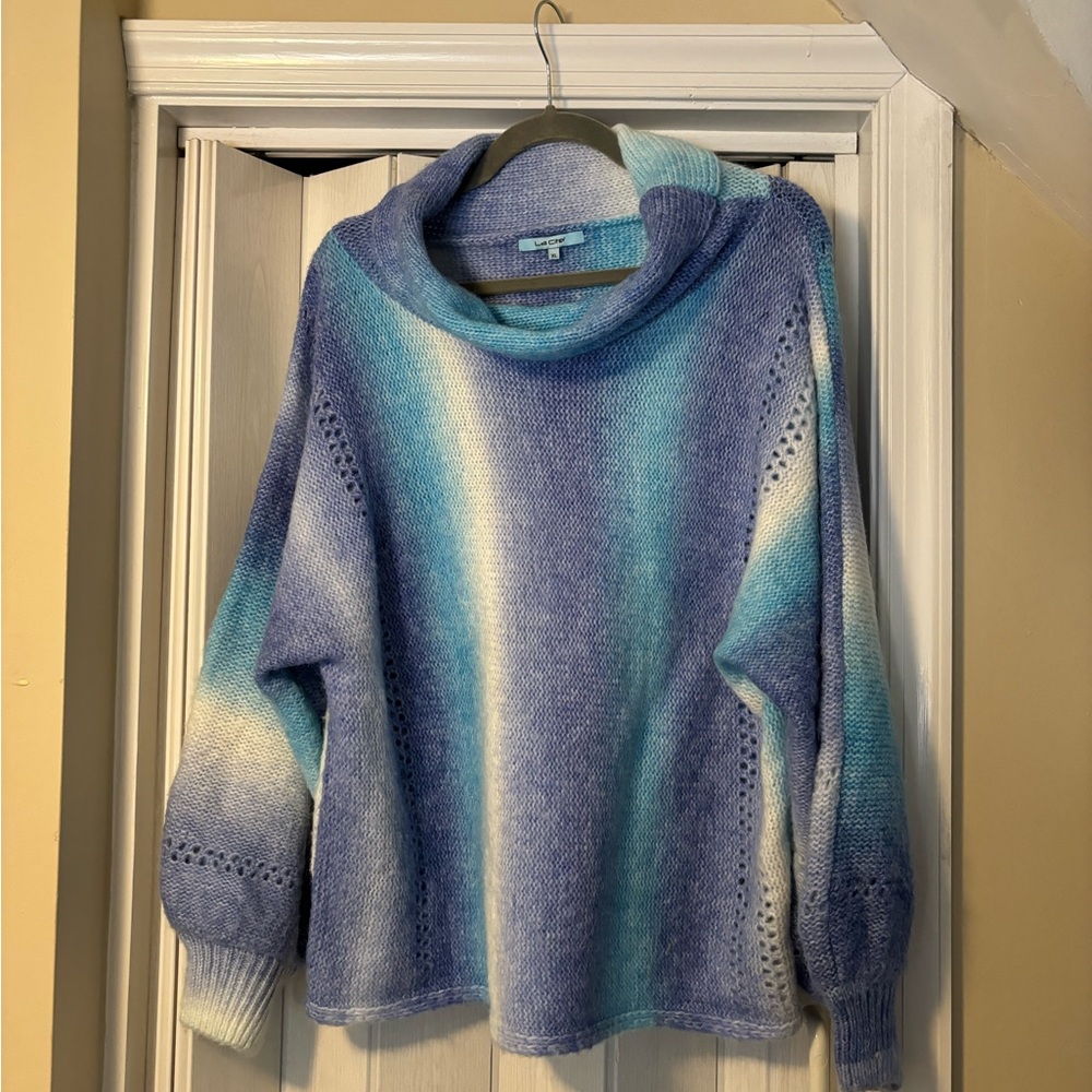 A through La Cité Cowl Neck Sweater Like New